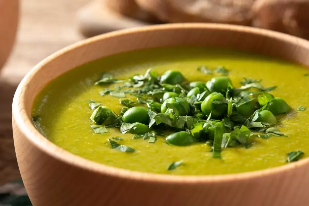 Soupe de petit pois